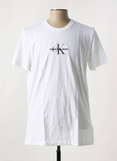 T-shirt blanc CALVIN KLEIN pour homme