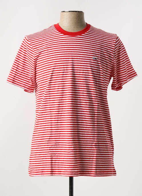 T-shirt rouge TOMMY HILFIGER pour homme