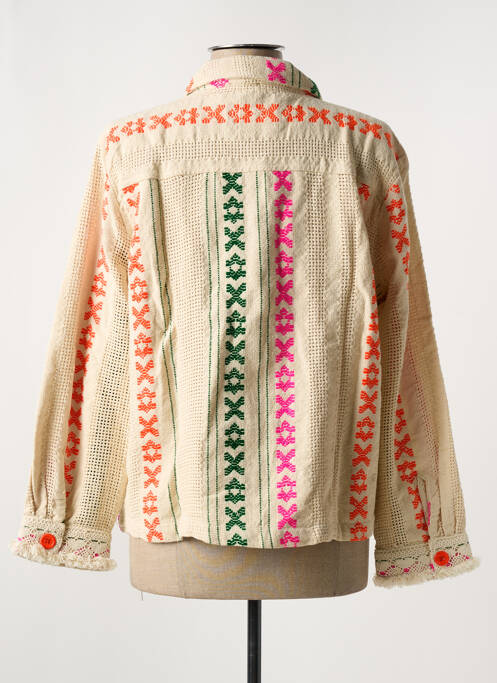 Veste casual beige WILD pour femme