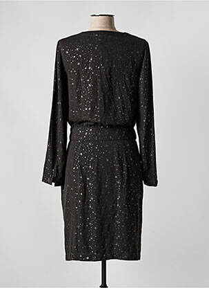 Robe courte manches longues manches longues gris SEE U SOON femme