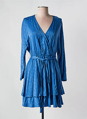 Robe courte manches longues manches longues bleu VILA femme