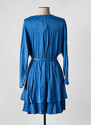 Robe courte manches longues manches longues bleu VILA femme