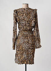 Robe mi-longue marron OBJECT pour femme seconde vue