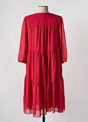Robe mi-longue rouge SEE U SOON pour femme seconde vue