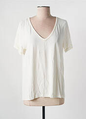 T-shirt beige VILA pour femme seconde vue