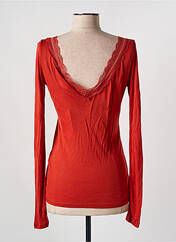 T-shirt orange VILA pour femme seconde vue