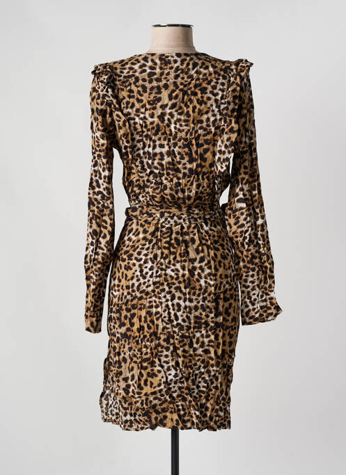 Robe mi-longue marron OBJECT pour femme