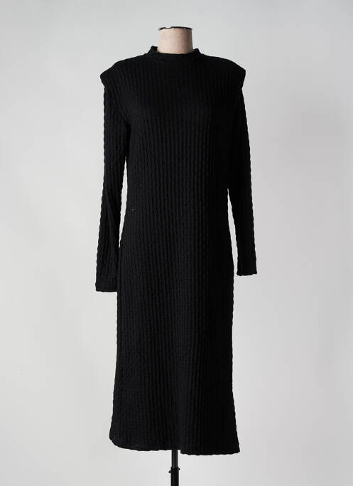 Robe mi-longue noir OBJECT pour femme