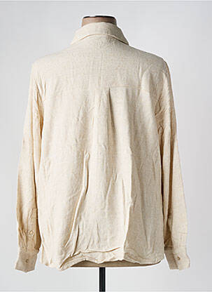 Chemisier coupe droite manches longues beige EVOKED VILA femme