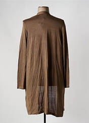 Gilet manches longues marron EVOKED VILA pour femme seconde vue