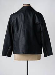 Veste simili cuir noir EVOKED VILA pour femme seconde vue