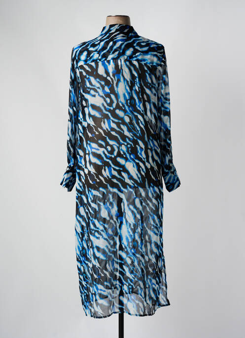 Robe longue bleu EVOKED VILA pour femme