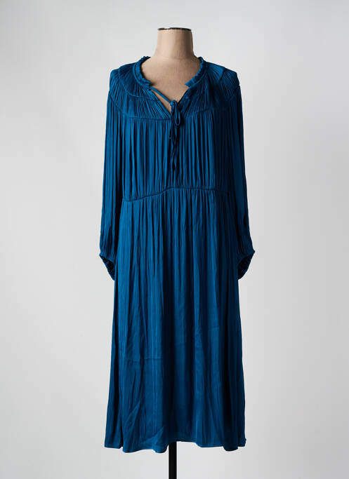 Robe mi-longue bleu EVOKED VILA femme