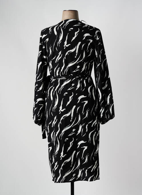 Robe mi-longue noir EVOKED VILA pour femme