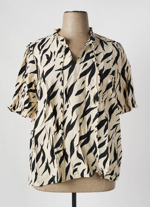 Blouse beige EVOKED VILA pour femme