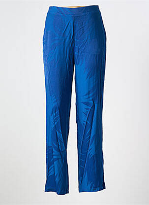 Pantalon droit taille élastique taille normale bleu VILA femme