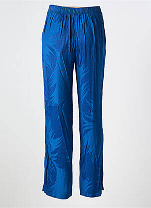 Pantalon droit taille élastique taille normale bleu VILA femme