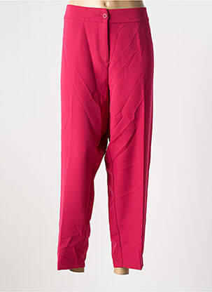 Pantalon 7/8 taille élastique taille normale rose EVOKED VILA femme
