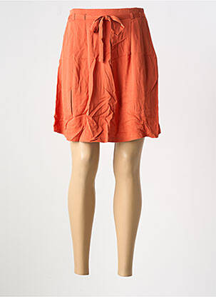 Jupe courte poches orange VILA femme