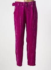 Pantalon slim violet ADILYNN pour femme seconde vue