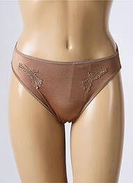 Culotte tissage satiné marron CHANTELLE femme