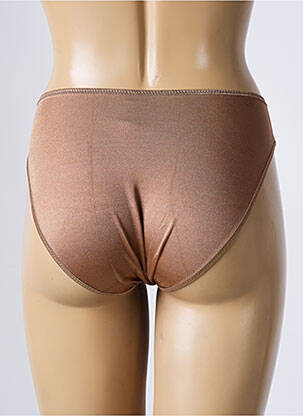 Culotte tissage satiné marron CHANTELLE femme