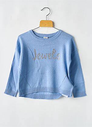Pull resserrée sur le bas manches longues bleu MAYORAL fille