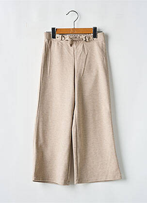Pantalon flare taille élastique taille élastique beige MAYORAL fille