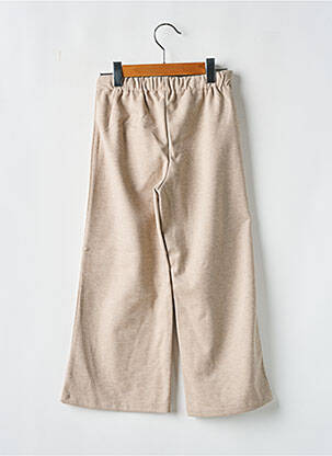 Pantalon flare taille élastique taille élastique beige MAYORAL fille