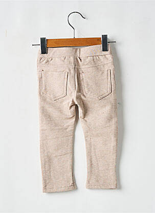 Pantalon slim taille élastique taille élastique beige MAYORAL fille