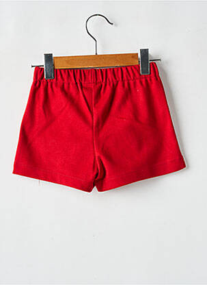 Short coupe droite taille élastique rouge MAYORAL fille