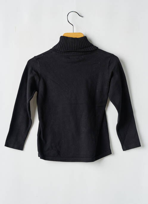 Pull col roulé noir MAYORAL pour fille