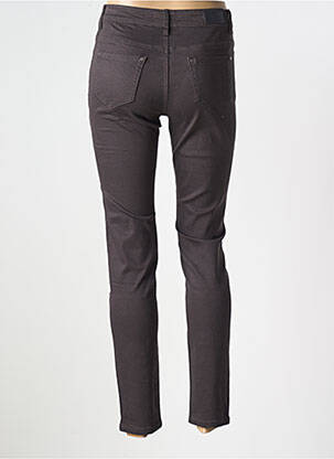 Jeans coupe slim stretch taille normale gris VOGGO femme