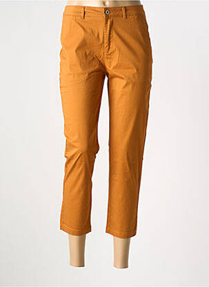 Pantalon 7/8 stretch taille normale orange SARAH JOHN femme