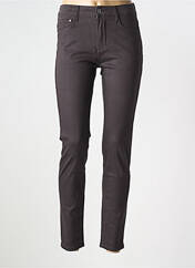 Jeans coupe slim gris VOGGO pour femme seconde vue