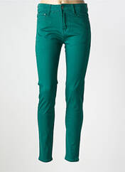 Jeans coupe slim vert VOGGO pour femme seconde vue