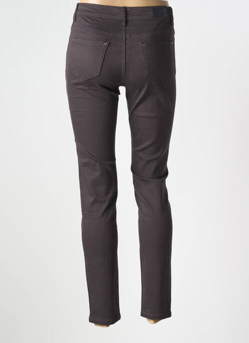 Jeans coupe slim gris VOGGO pour femme