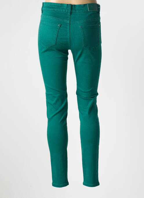 Jeans coupe slim vert VOGGO pour femme