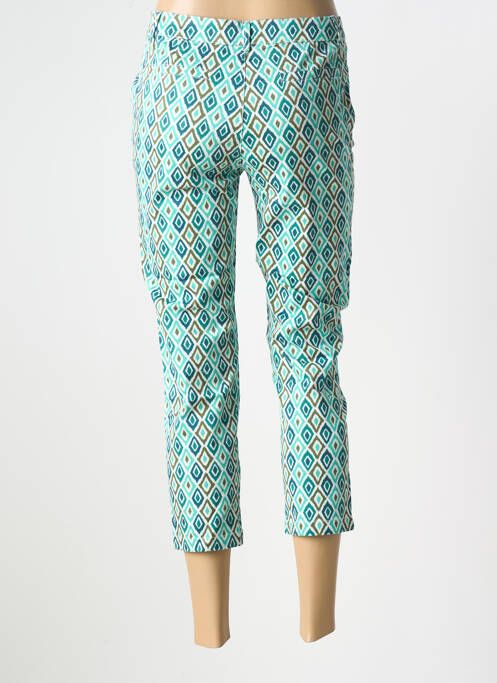 Pantalon 7/8 vert SARAH JOHN pour femme