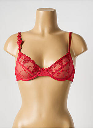 Soutien-gorge légère et transparente haut soutien-gorge emboitant rouge PASSIONATA femme