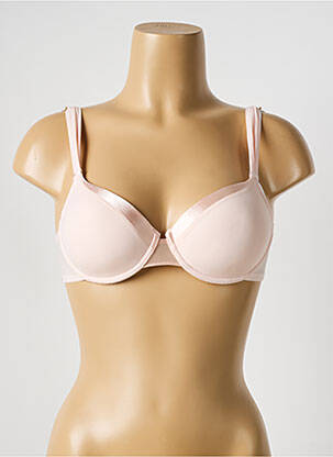 Soutien-gorge effet matière satinée haut soutien-gorge moulé rose IMPLICITE femme