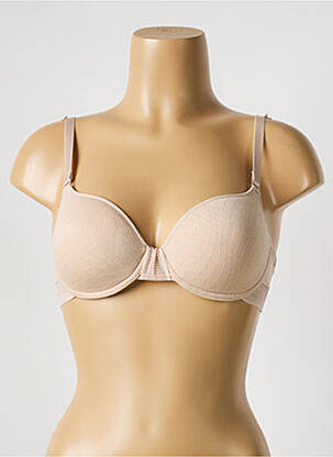 Soutien-gorge effet matière satinée haut soutien-gorge moulé chair PASSIONATA femme