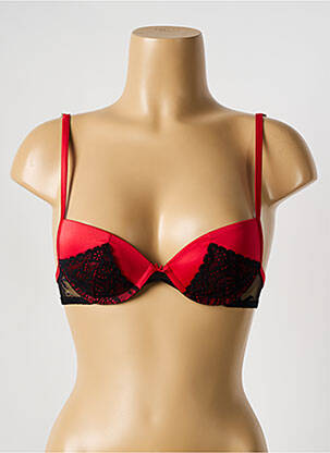 Soutien-gorge effet matière satinée haut soutien-gorge push-up rouge PASSIONATA femme