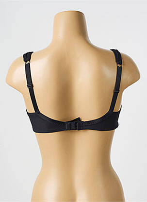 Soutien-gorge effet matière satinée haut soutien-gorge push-up noir IMPLICITE femme
