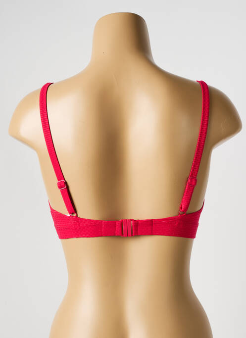 Haut de maillot de bain stretch haut soutien-gorge balconnet rouge SIMONE PERELE femme
