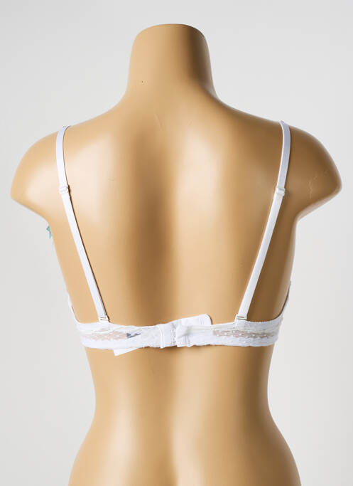 Soutien-gorge effet matière satinée haut soutien-gorge moulé blanc PASSIONATA femme