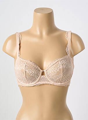 Soutien-gorge légère et transparente haut soutien-gorge emboitant rose SIMONE PERELE femme