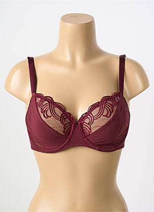 Soutien-gorge légère et transparente haut soutien-gorge emboitant violet SIMONE PERELE femme