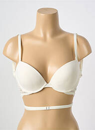 Soutien-gorge effet matière satinée haut soutien-gorge moulé blanc SIMONE PERELE femme