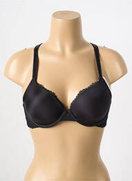 Soutien-gorge effet matière satinée haut soutien-gorge emboitant noir SIMONE PERELE femme